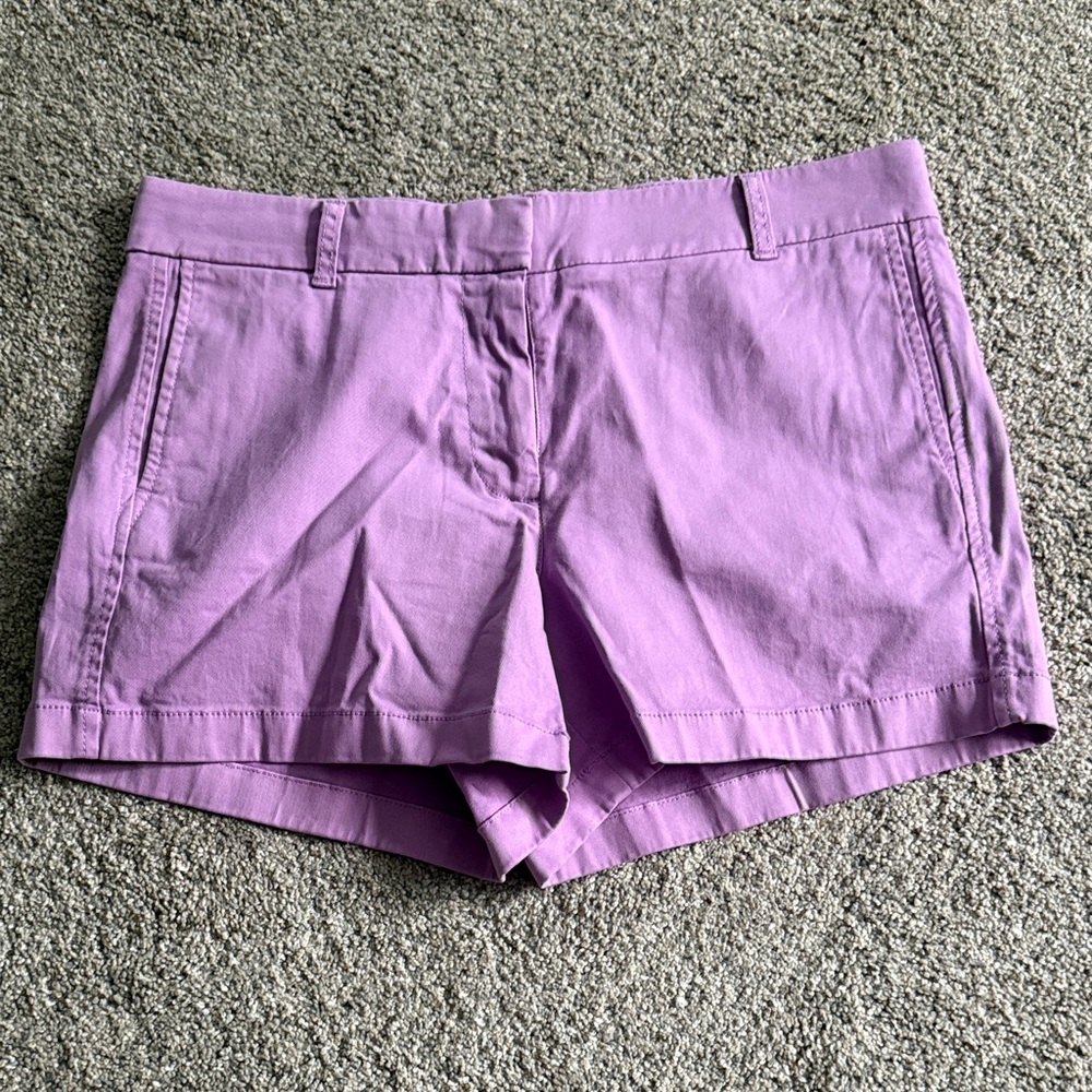 J. Crew Lilac Cotton Shorts